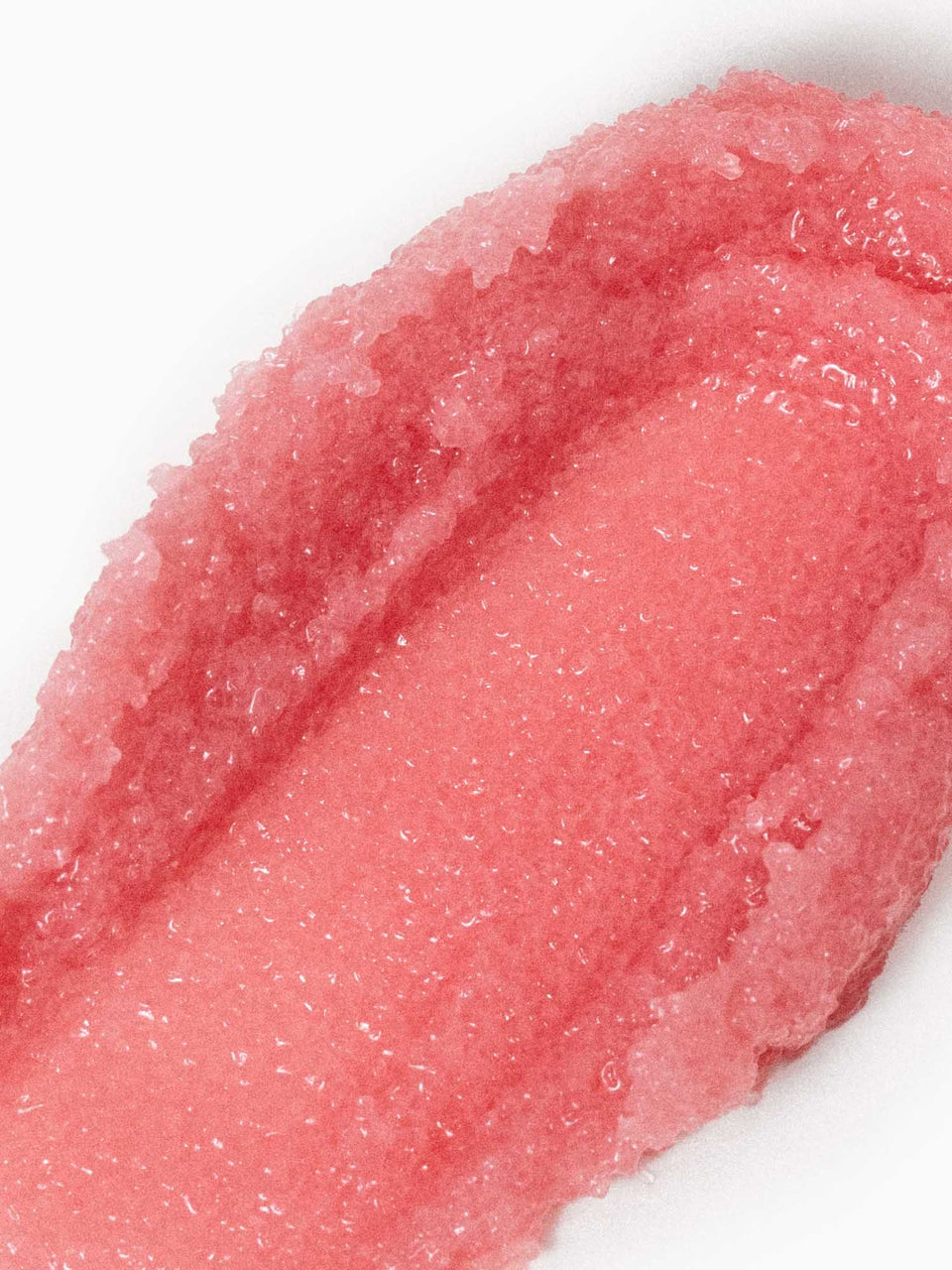 Lip Scrub von PURELEI, sanftes rosa Zuckerpeeling mit Traubenkernöl für weiche, gepflegte Lippen in tropischer Ästhetik