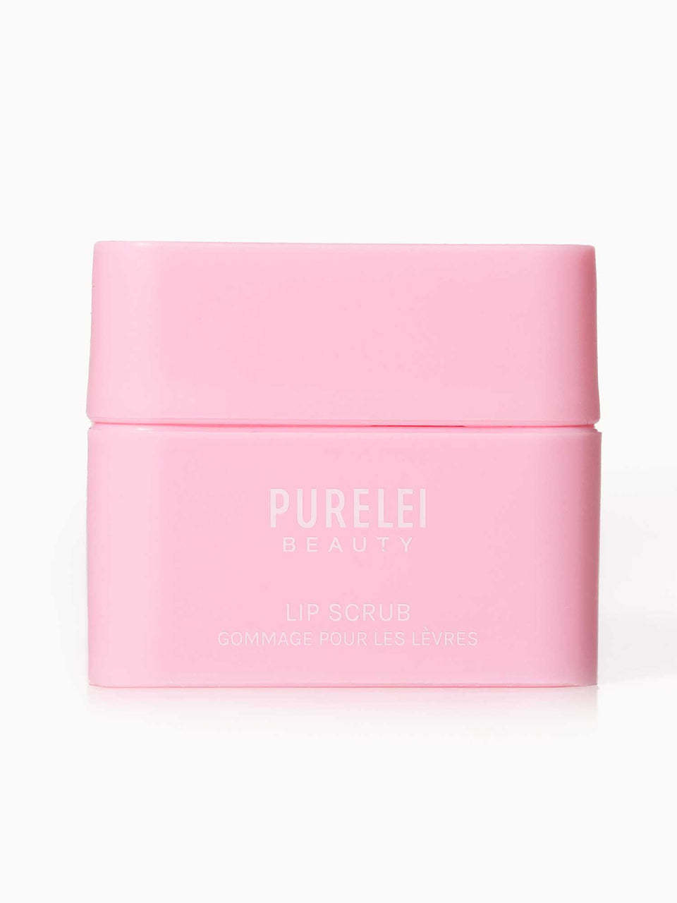 PURELEI Lip Scrub im zarten Rosa, edles Lippenpeeling für geschmeidige Lippen mit sanftem Look und purer Pflege