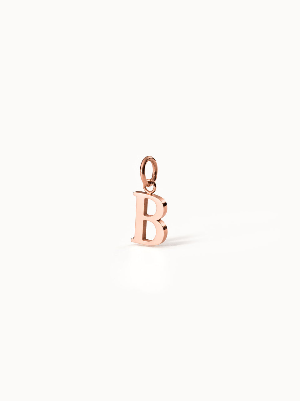 PURELEI Pure B Charm Roségold Buchstaben-Anhänger minimalistisch elegant und femininer Island-Spirit