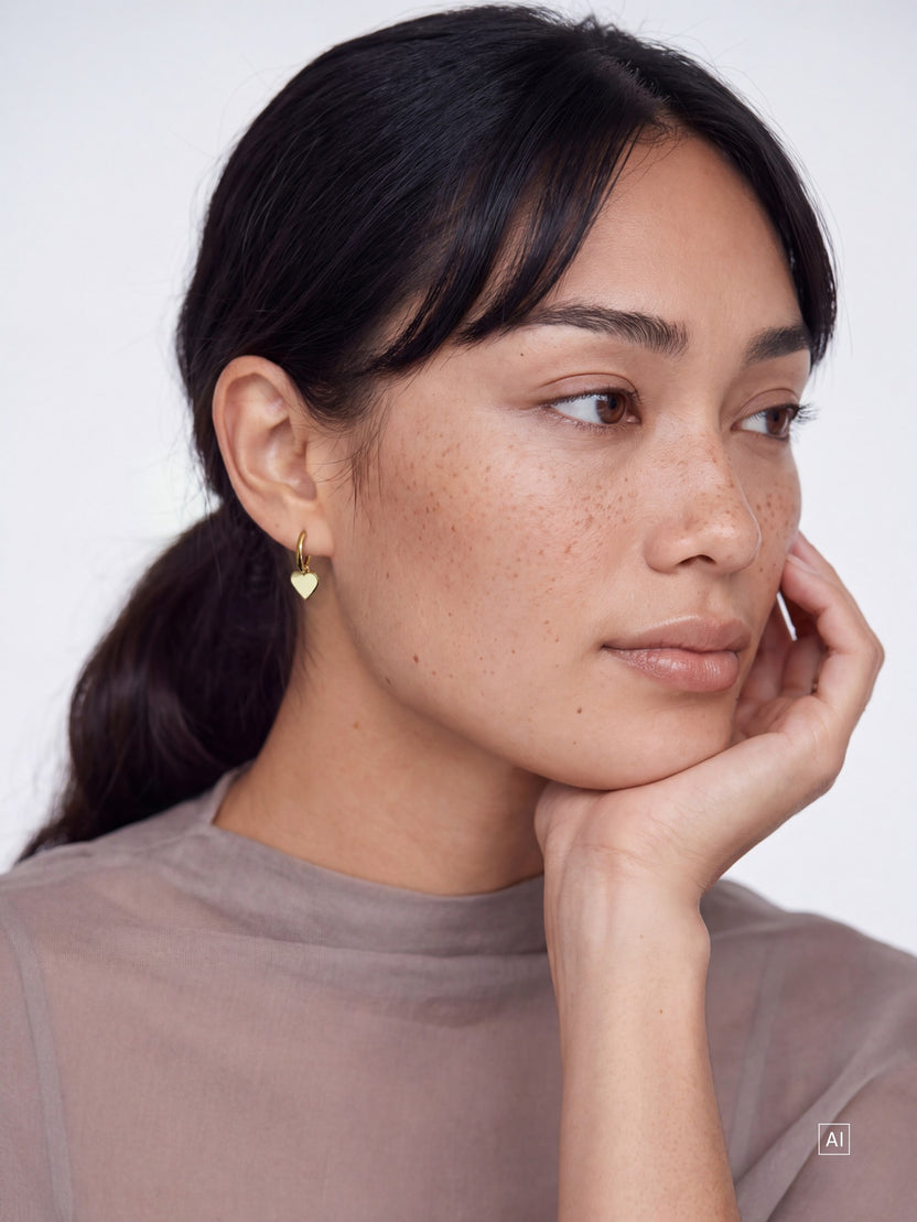 Earrings Lemon Heart