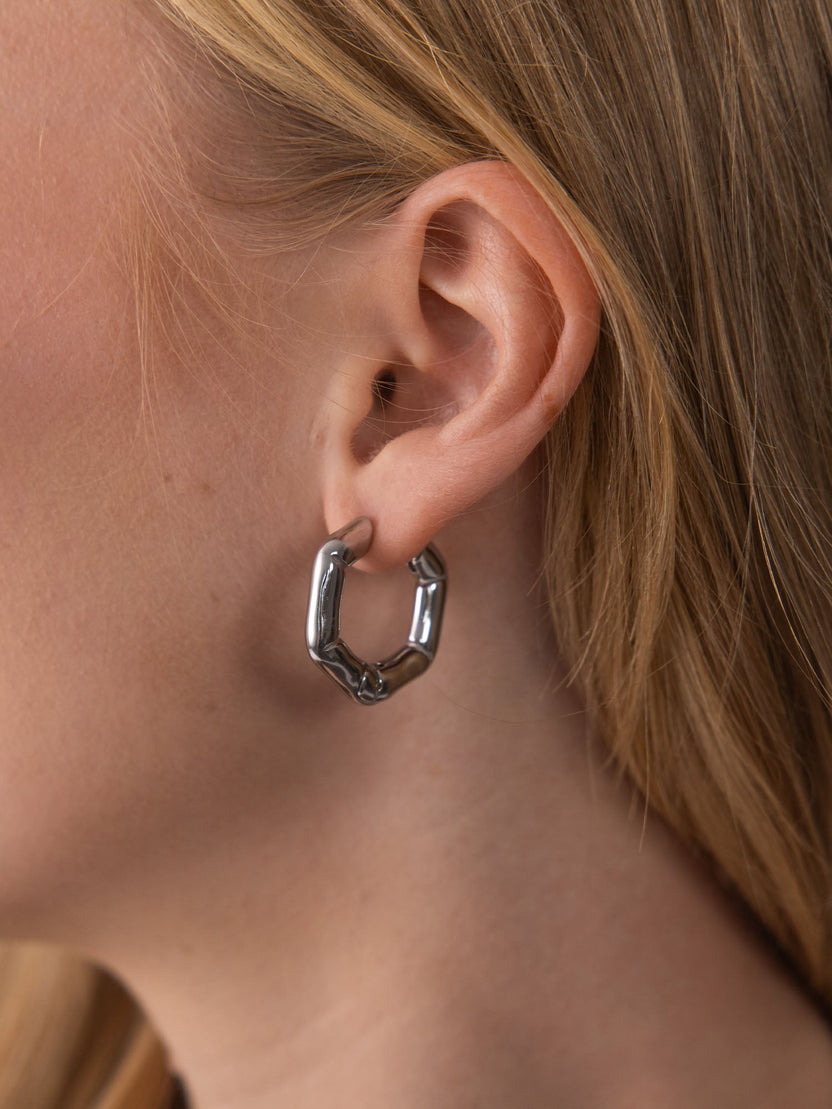 Hexagon Earrings