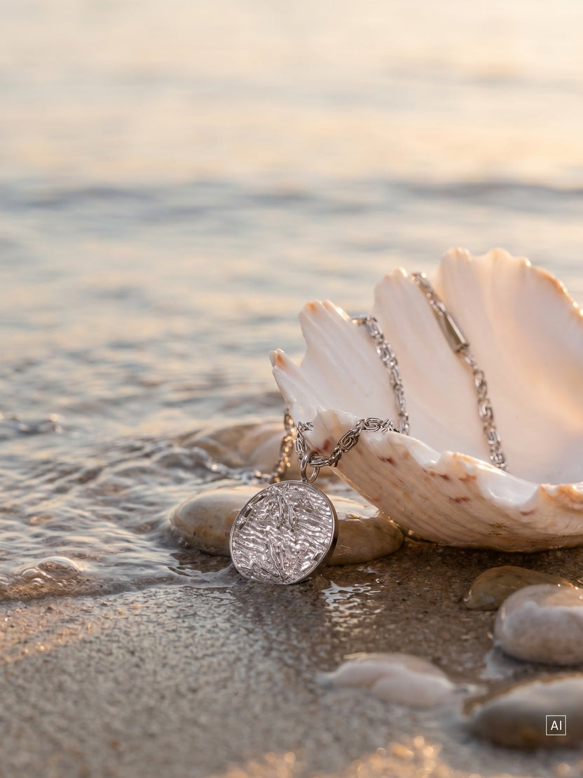 Palm Coin Kette