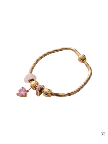 LEI Armband Pink Hearts Set