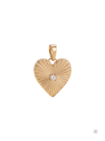 Shining Heart Charm