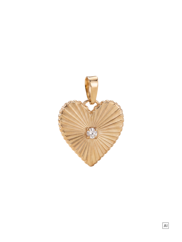 Shining Heart Charm