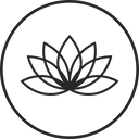 Lotus-Design in Schwarz, symbolisiert Eleganz und Aloha-Spirit von PURELEI.