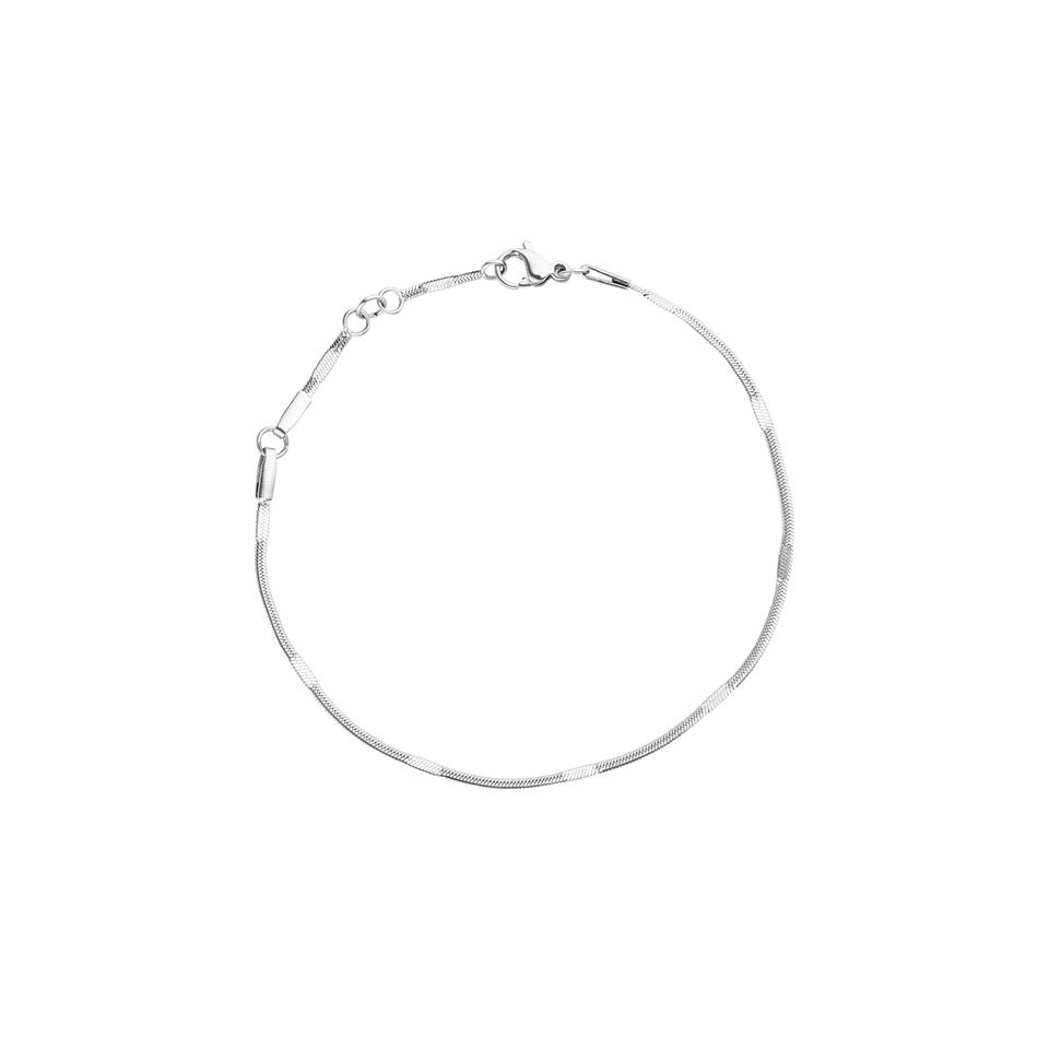 PURELEI Kanani Armband aus silbervergoldetem Edelstahl mit feiner Struktur, elegant und zeitlos gestaltet.