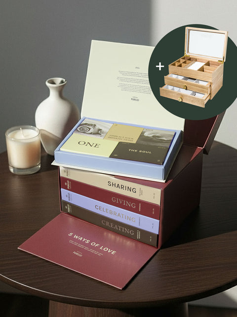 Schmuck Adventskalender + Holz Schmuckbox