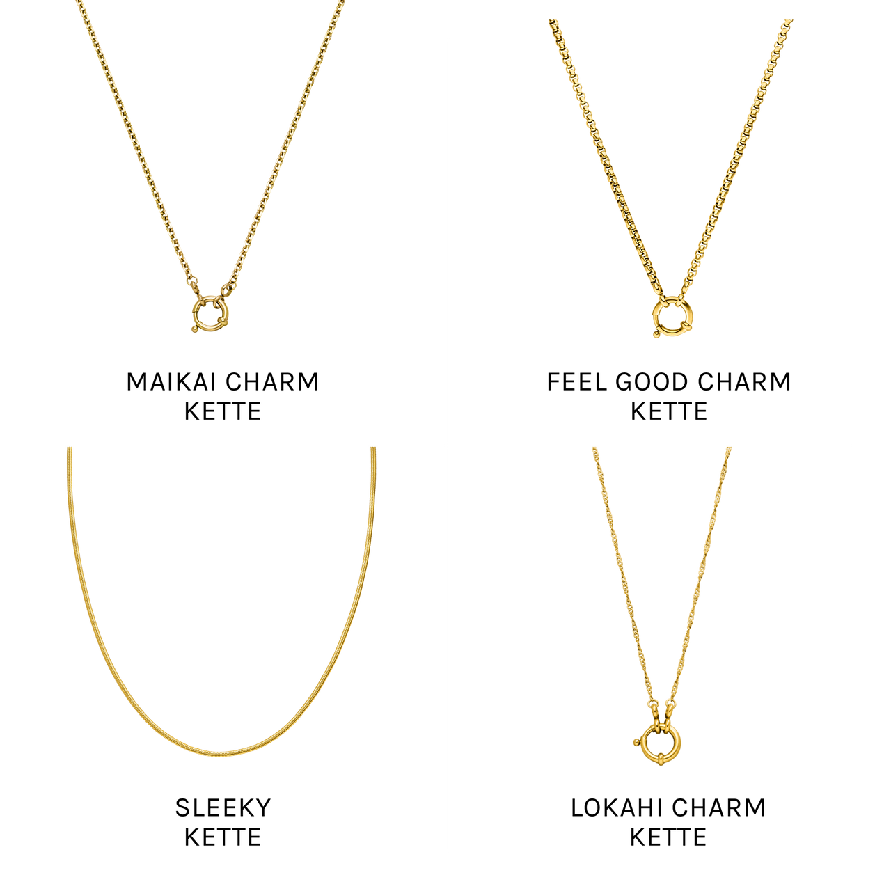 PURELEI Geburtsstein März Aquamarin Charm aus 18K Gold mit blauem Edelstein und Zirkonia, elegant und nickelfrei.