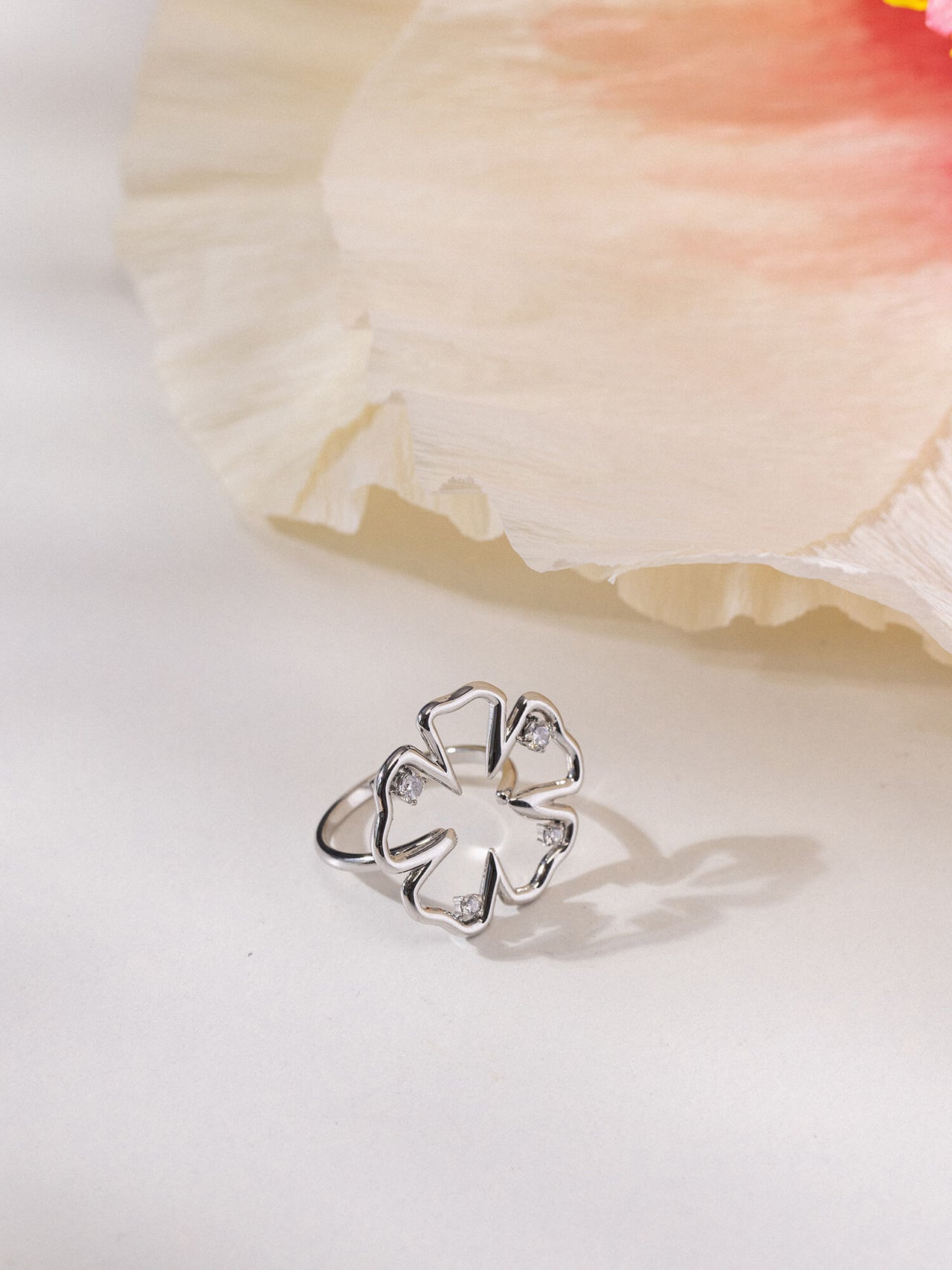 Jewelry Box Hibiscus Ring