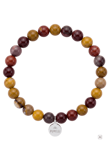 Mookaite Elegance Perlenarmband