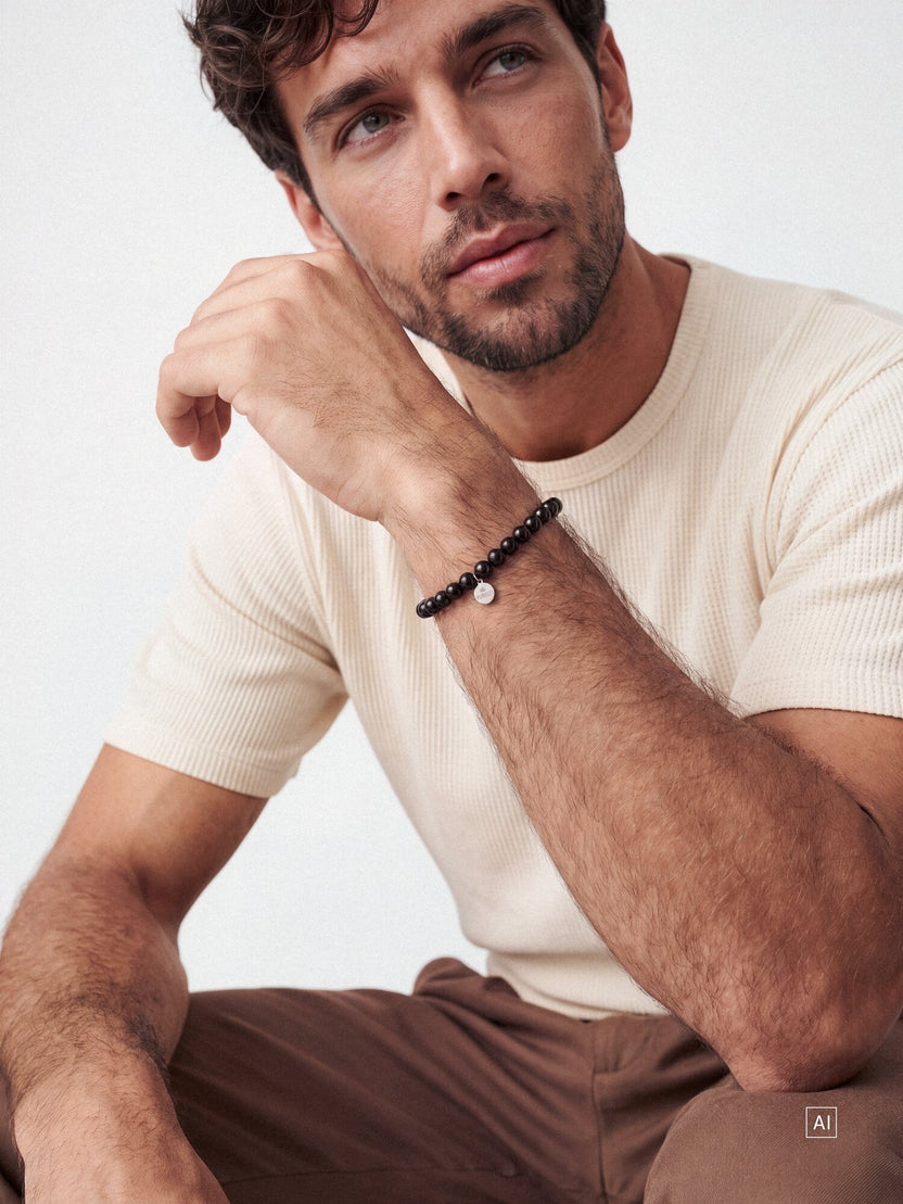 Onyx Perlenarmband