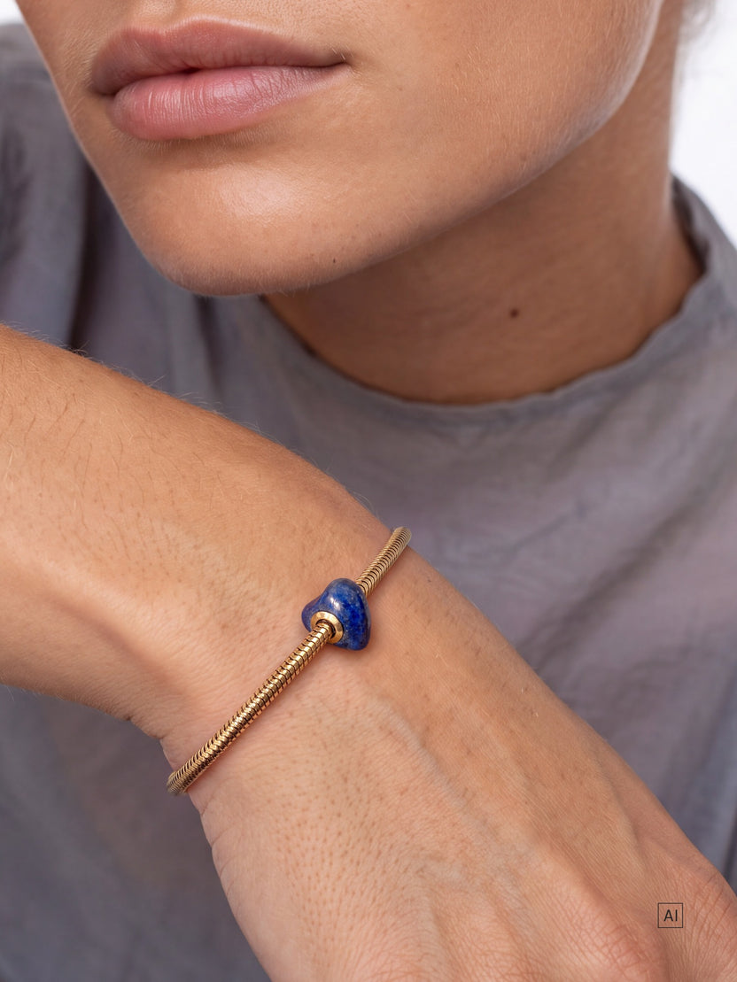 LEI Lapislazuli Herz Charm