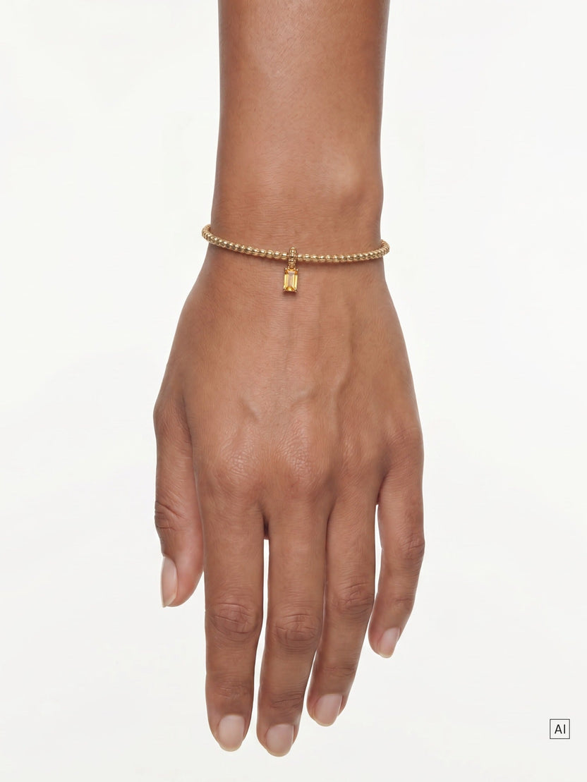 LEI Geburtsstein Charm November Citrin