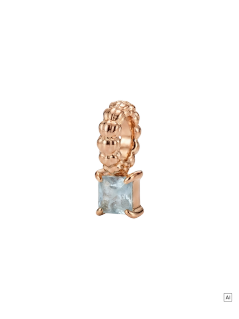LEI Geburtsstein Charm März Aquamarin