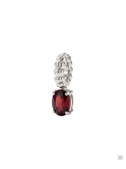 LEI Geburtsstein Charm Januar Granat