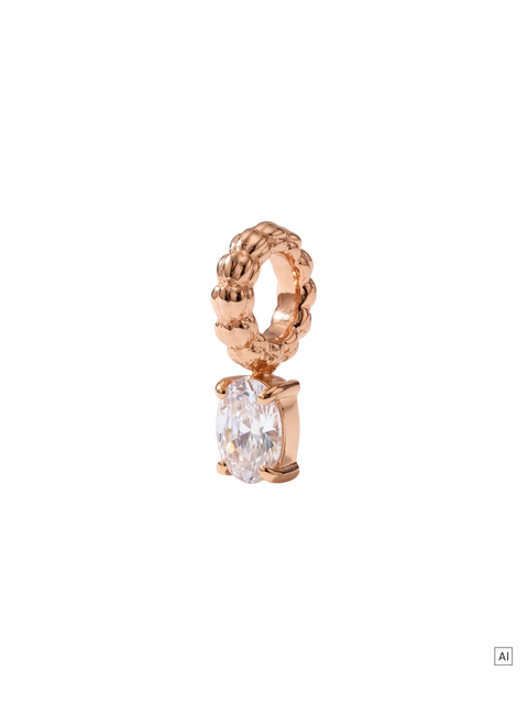 LEI Geburtsstein Charm April Bergkristall