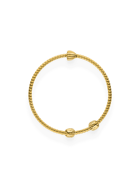 Lei Charm Armreif mit zwei Stopper-Charms