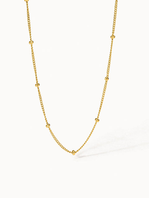 PURELEI Li’ili’i Kette feingliedrig in 18K Gold, eleganter Basic-Schmuck für zeitlose Looks, nickelfrei und vielseitig.