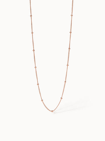 PURELEI Li’ili’i Kette in Roségold mit feingliedriger Struktur, nickelfrei, elegant und vielseitig kombinierbar