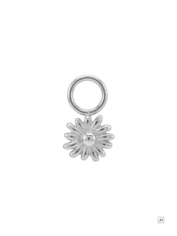 Gänseblümchen Ohrring-Charm 
- Geburtsblume April