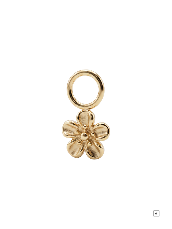 Kirschblüte Ohrring-Charm 
- Geburtsblume März