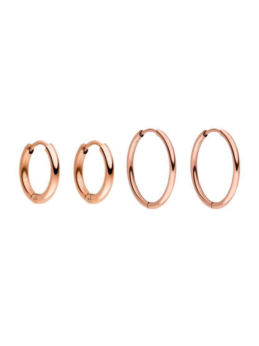 Sleek And Simple Ohrring Set