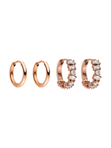 Statement Glitter Ohrring Set