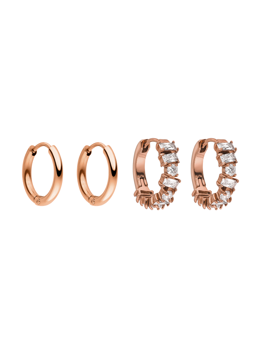 Statement Glitter Ohrring Set