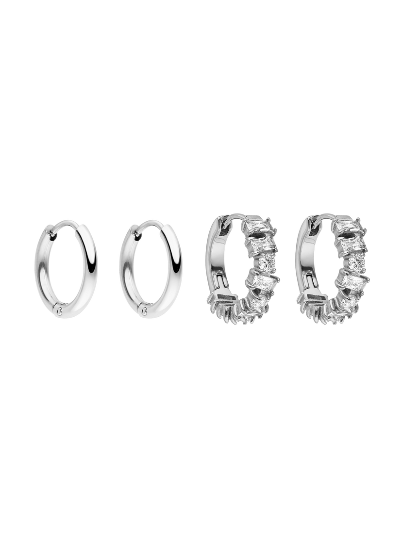 Statement Glitter Ohrring Set