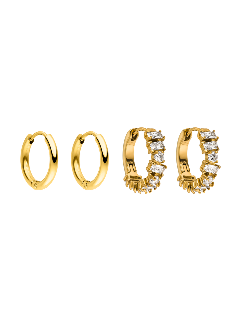 Statement Glitter Ohrring Set