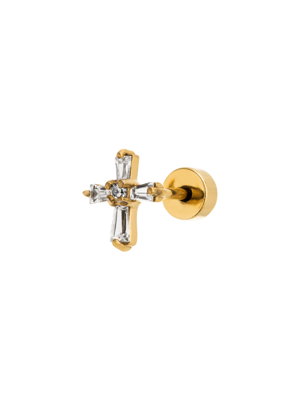 Glitter Cross Piercing
