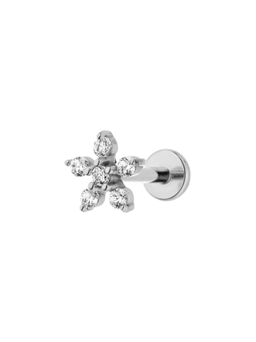 Glitter Flower Piercing
