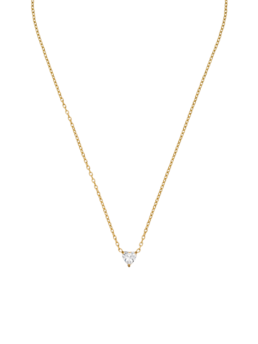 White Heart Kette