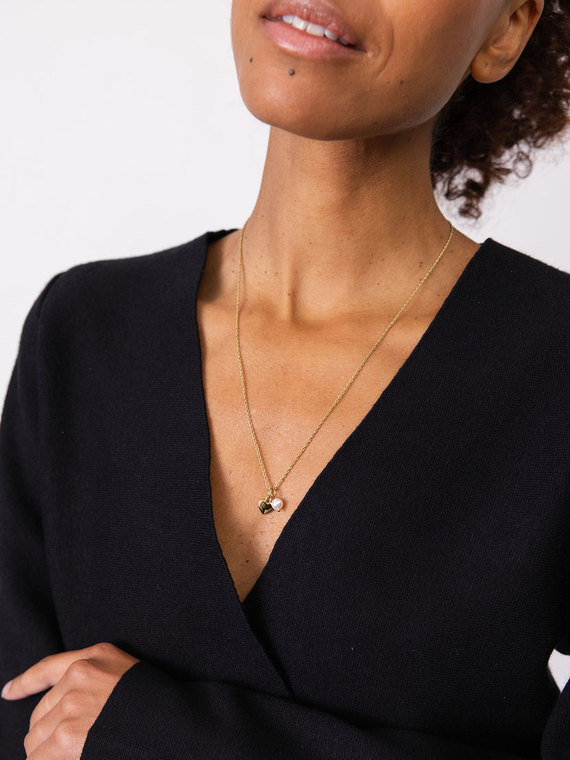Heart Pearl Kette