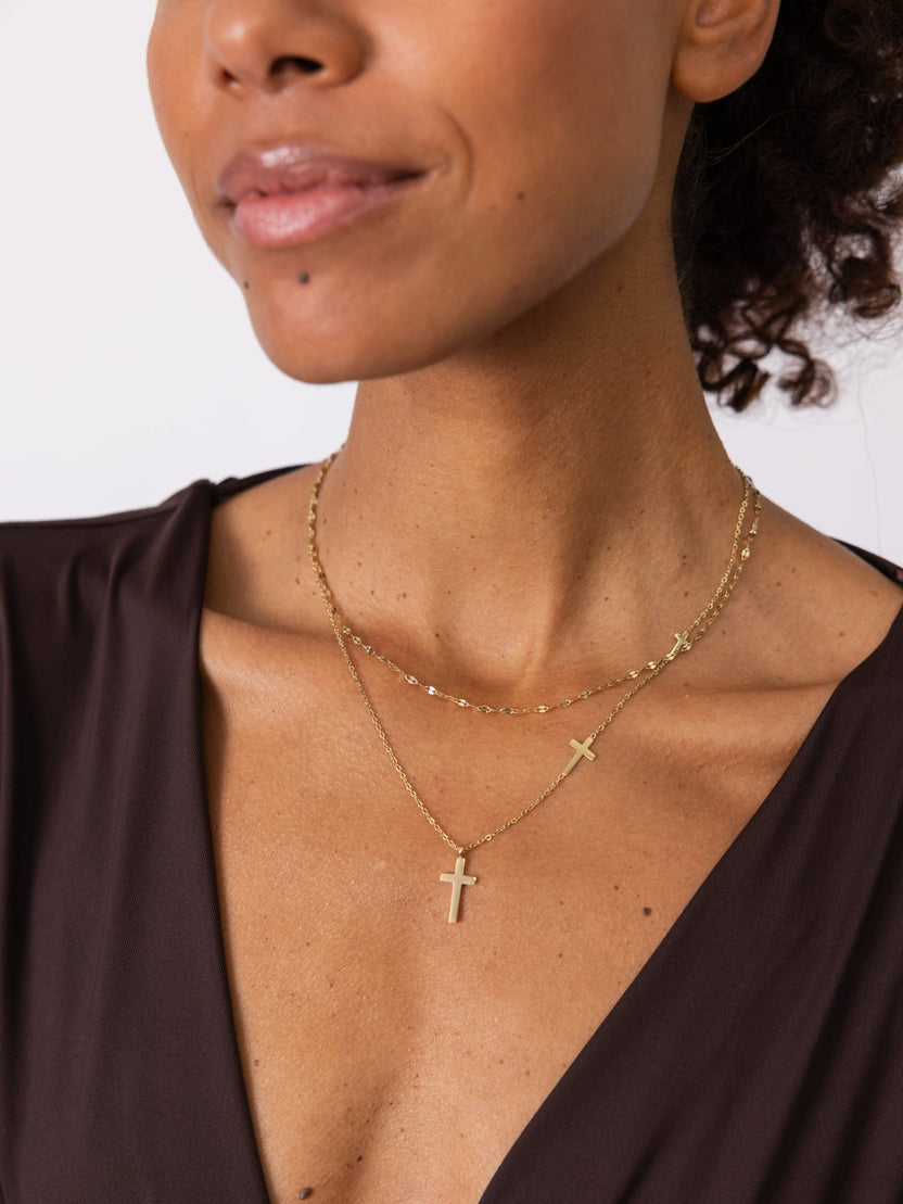 Two Layers Cross Kette