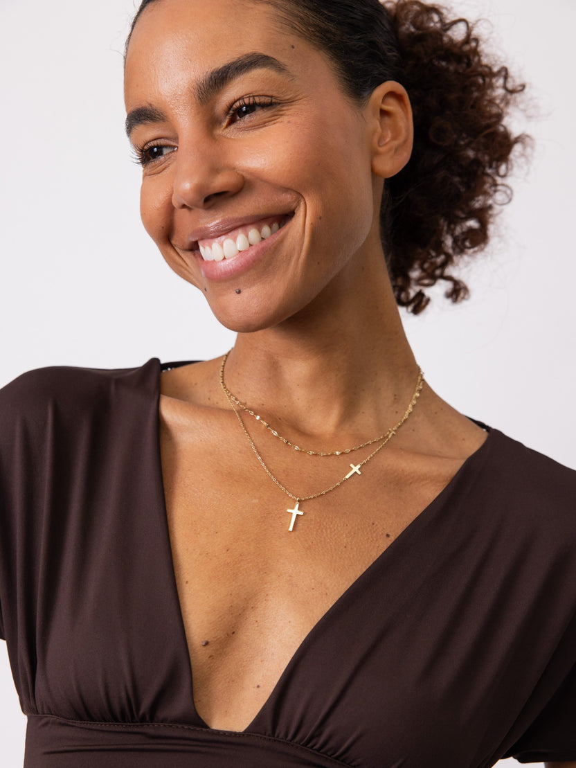 Two Layers Cross Kette