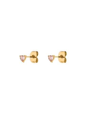 Pink Heart Earrings