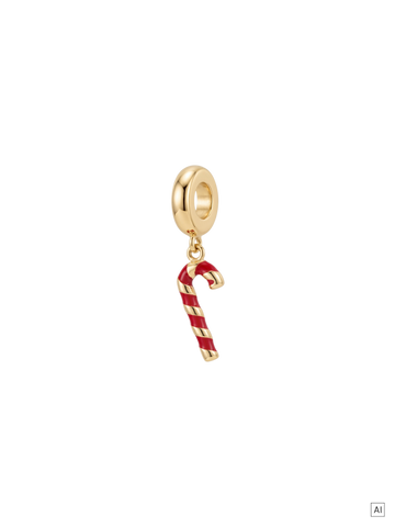 Charm LEI Candy Cane