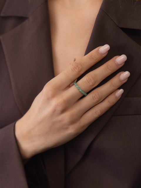 Aventurine Light Anxiety Ring