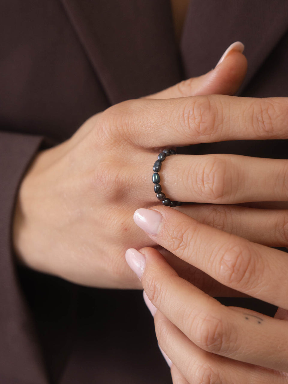 Pearly Anxiety Perlenring