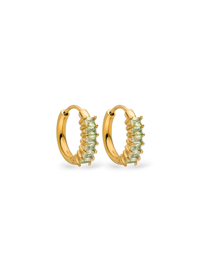 Green Love Earrings