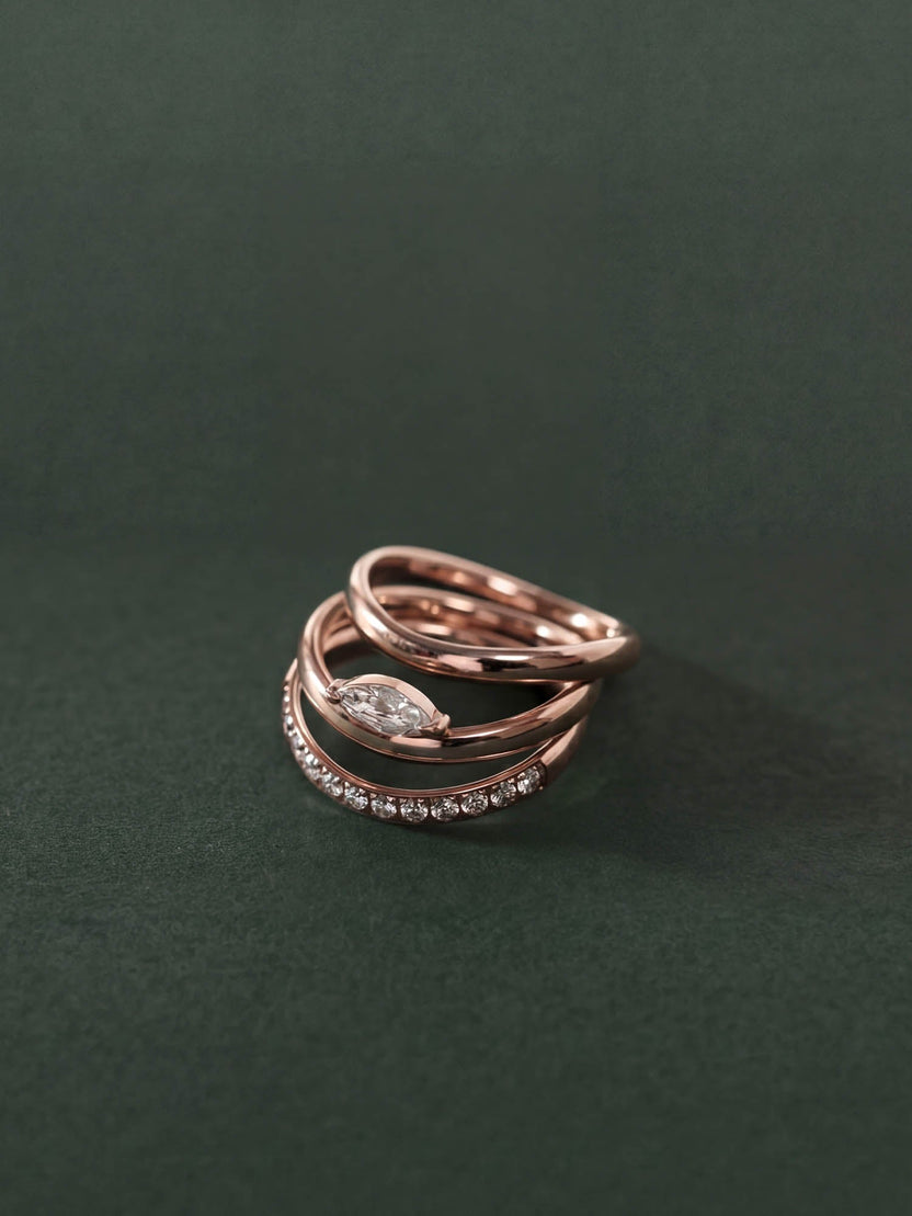Lumi Trio Ring Set