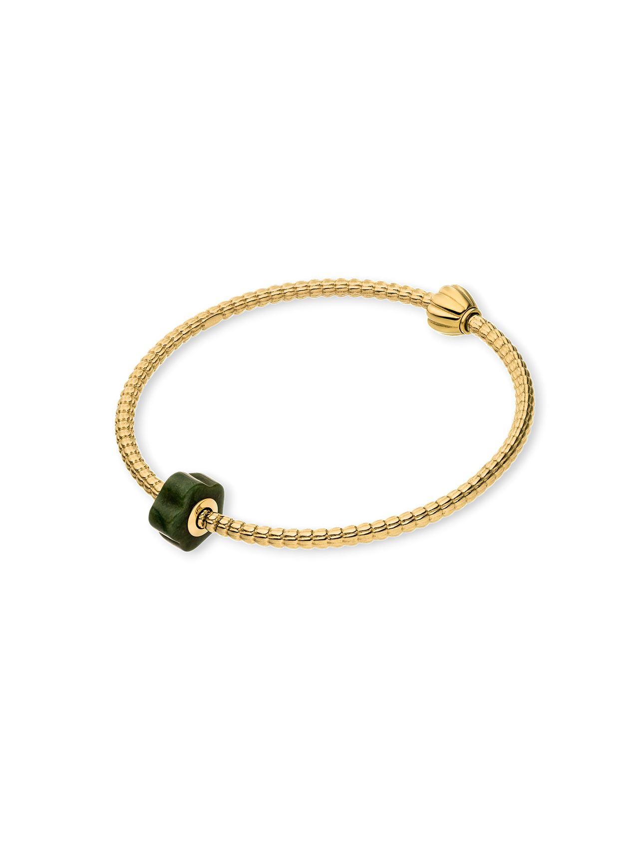 LEI Jade Flower Charm