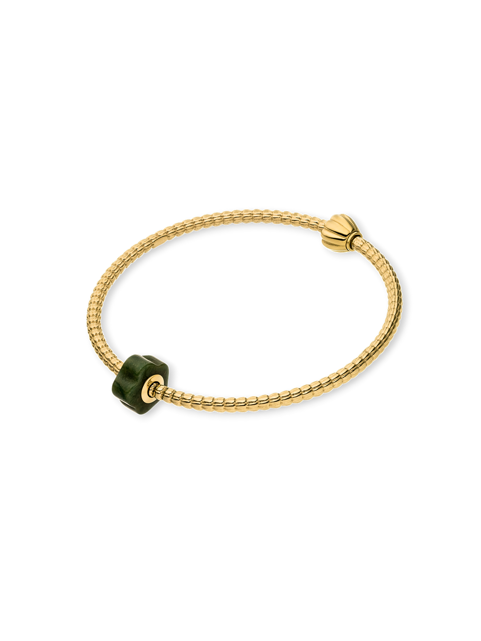 LEI Jade Flower Charm