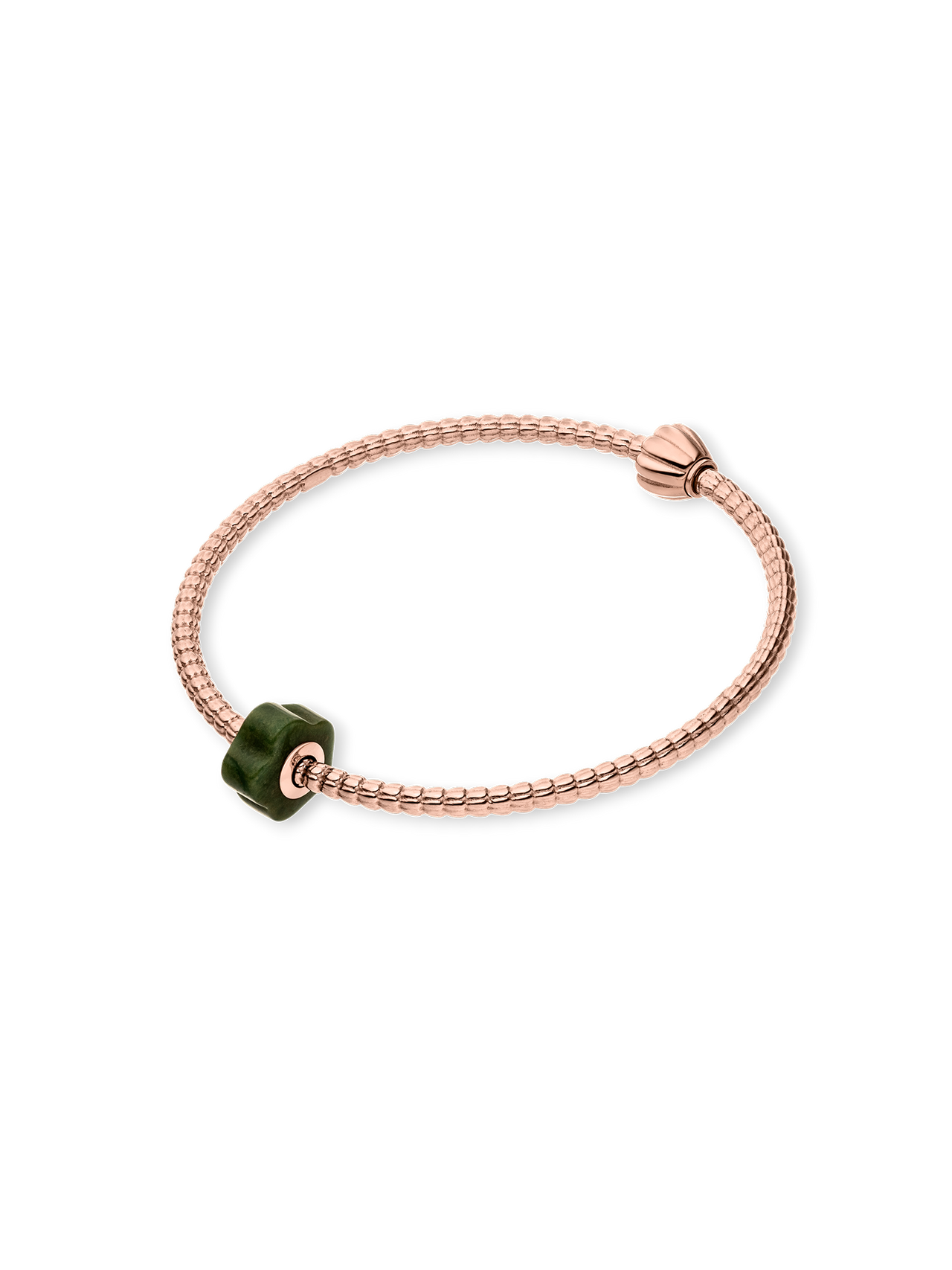 LEI Jade Flower Charm