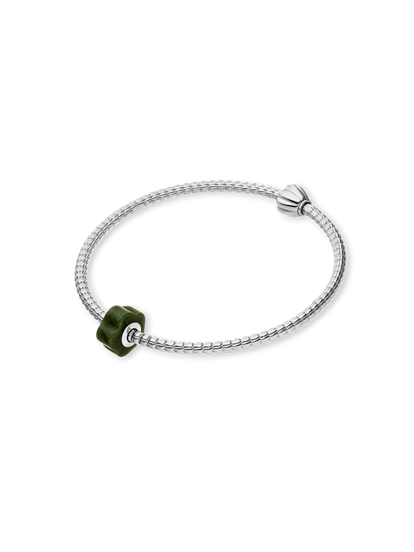 LEI Jade Flower Charm