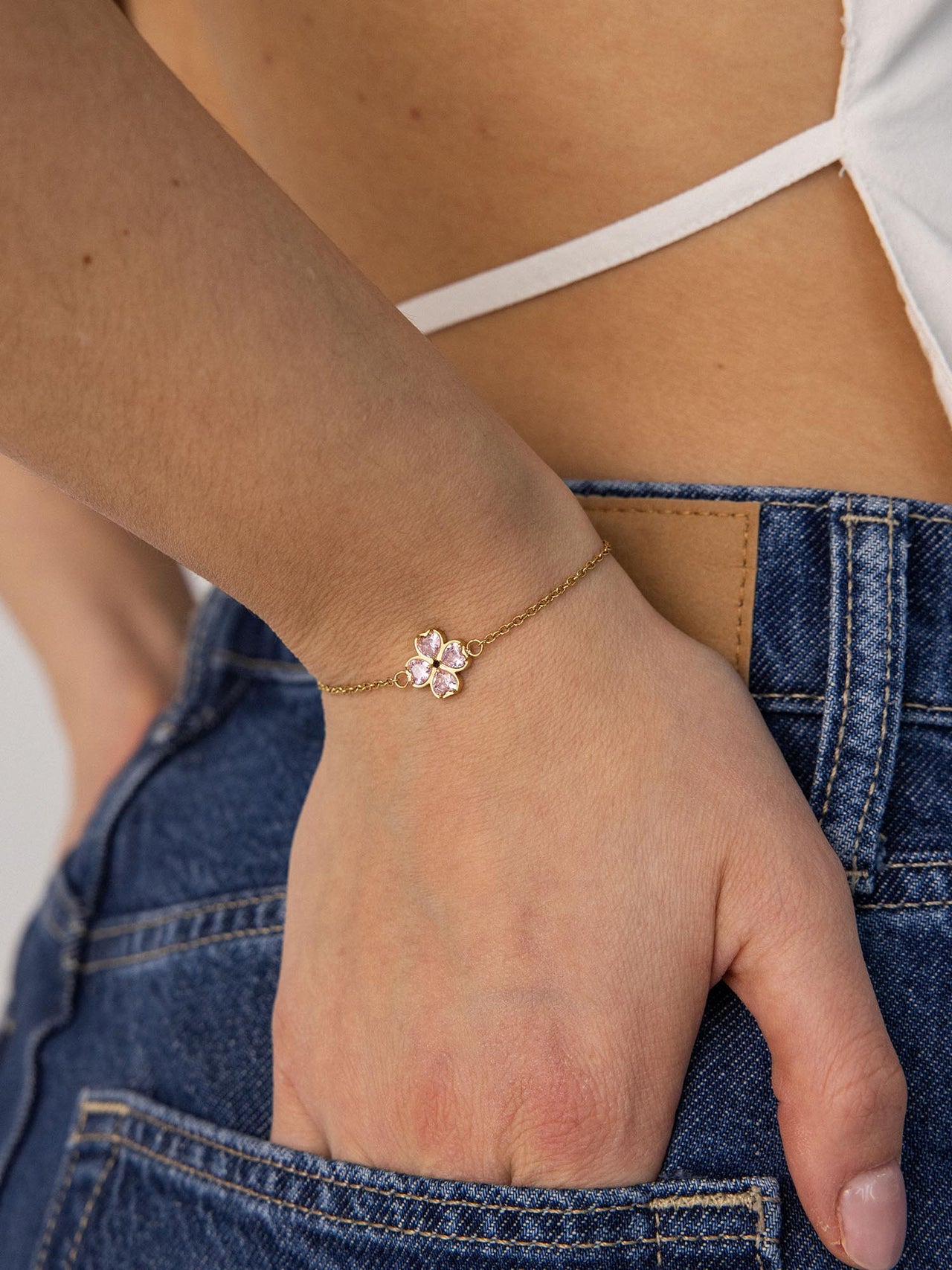 Cuore Rosé Armband