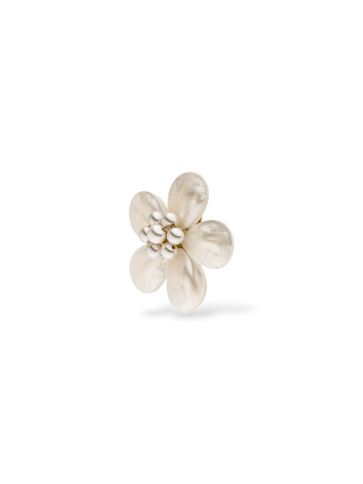 Pearly Flower Charm