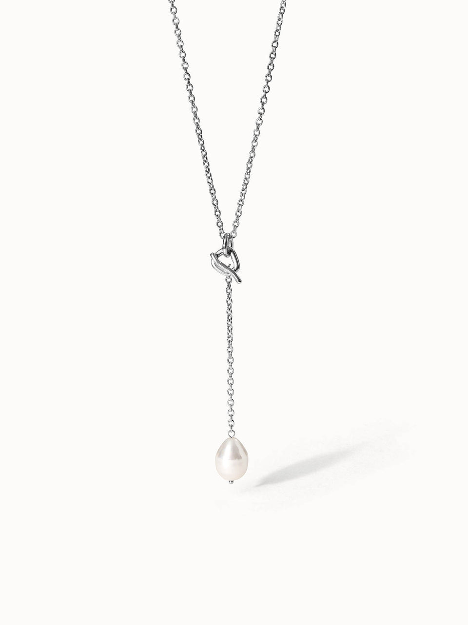 PURELEI Aloha Schmuckset Silberkette mit abnehmbarem Perlenanhänger, elegant und feminin, nickelfrei und zeitlos schön